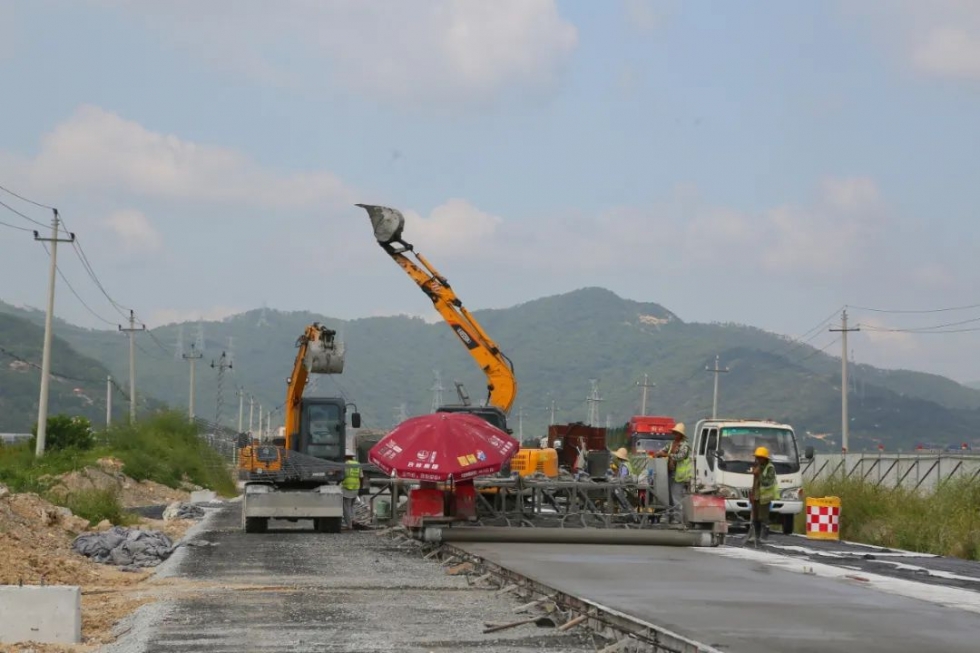 长乐营滨路部分路段计划9月底实现通车